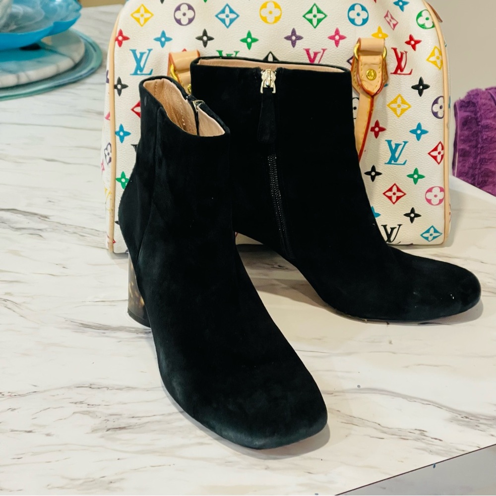 Black Suede Ankle Boots